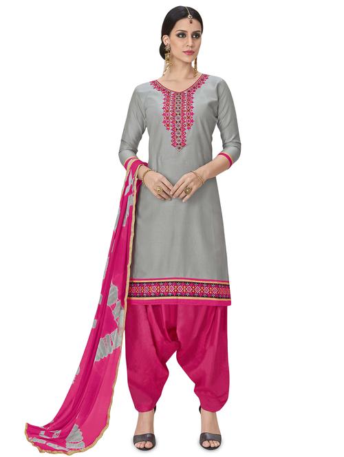 embroidered unstitched suit - 16428576 -  Standard Image - 0