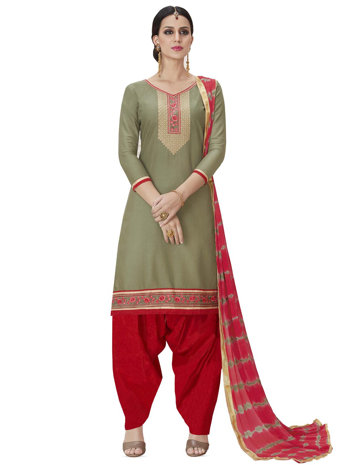 embroidered unstitched suit - 16428580 -  Zoom Image - 0