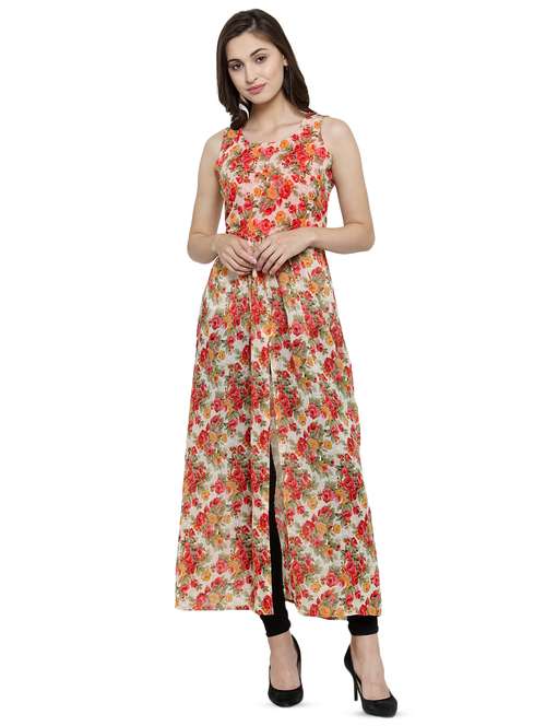 women's front slit kurta - 16430778 -  Standard Image - 0