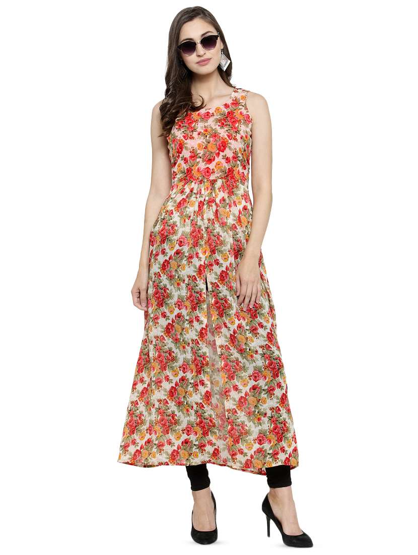 women's front slit kurta - 16430778 -  Standard Image - 3