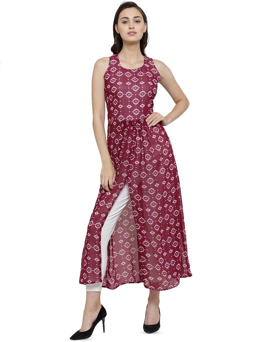 women's front slit kurta