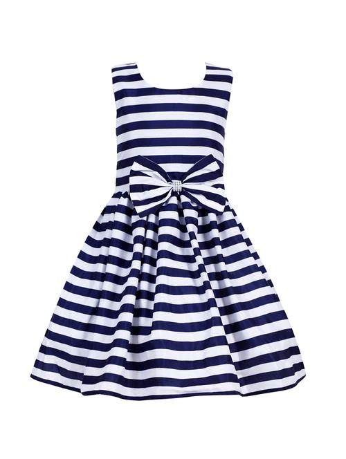 blue crepe frock - 16435194 - Standard Image - 0