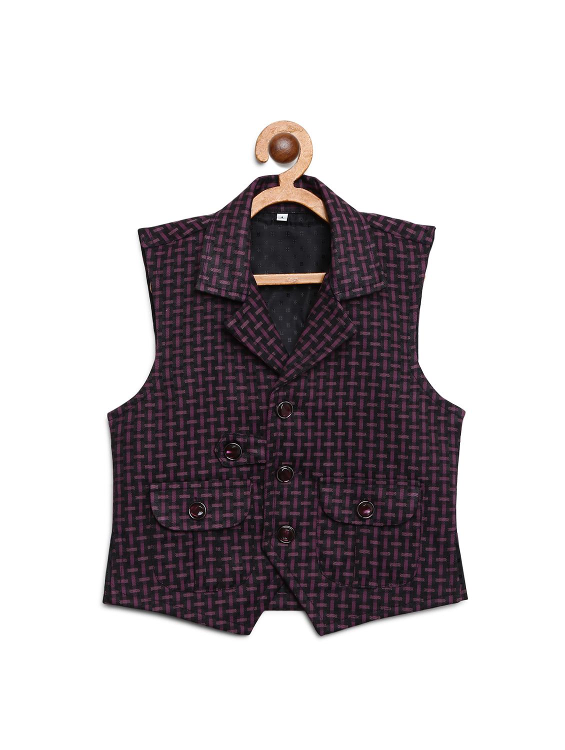 purple cotton waistcoat - 16435459 - Zoom Image - 0