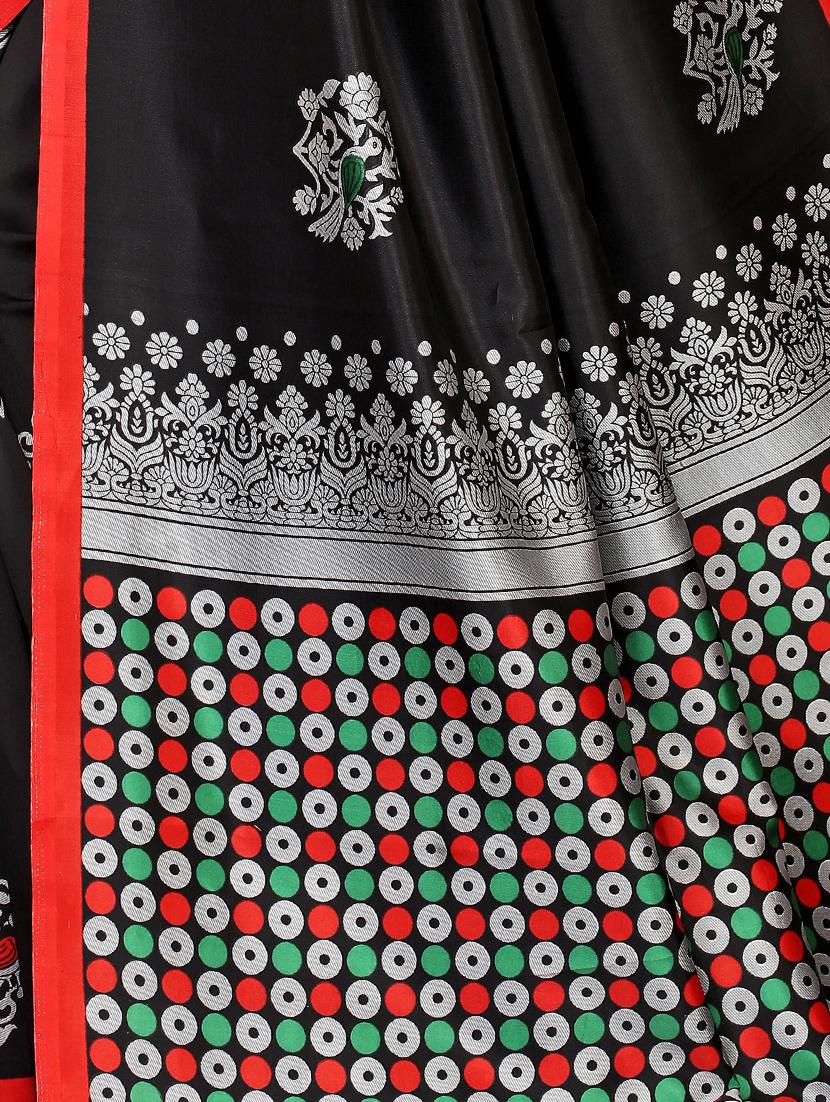 conversational printed bhagalpuri saree with blouse - 16436666 - Standard Image - 3