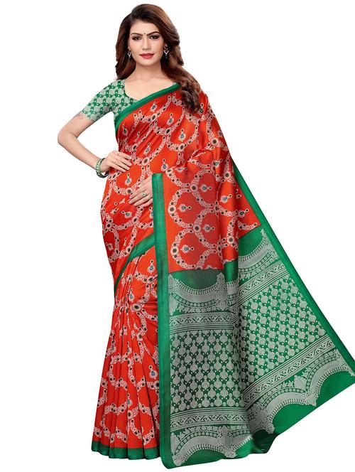 floral mysore silk saree with blouse - 16438598 -  Standard Image - 0