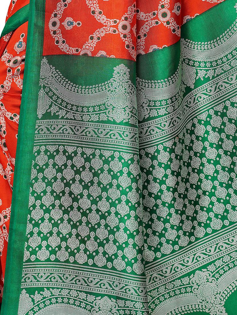 floral mysore silk saree with blouse - 16438598 - Standard Image - 3