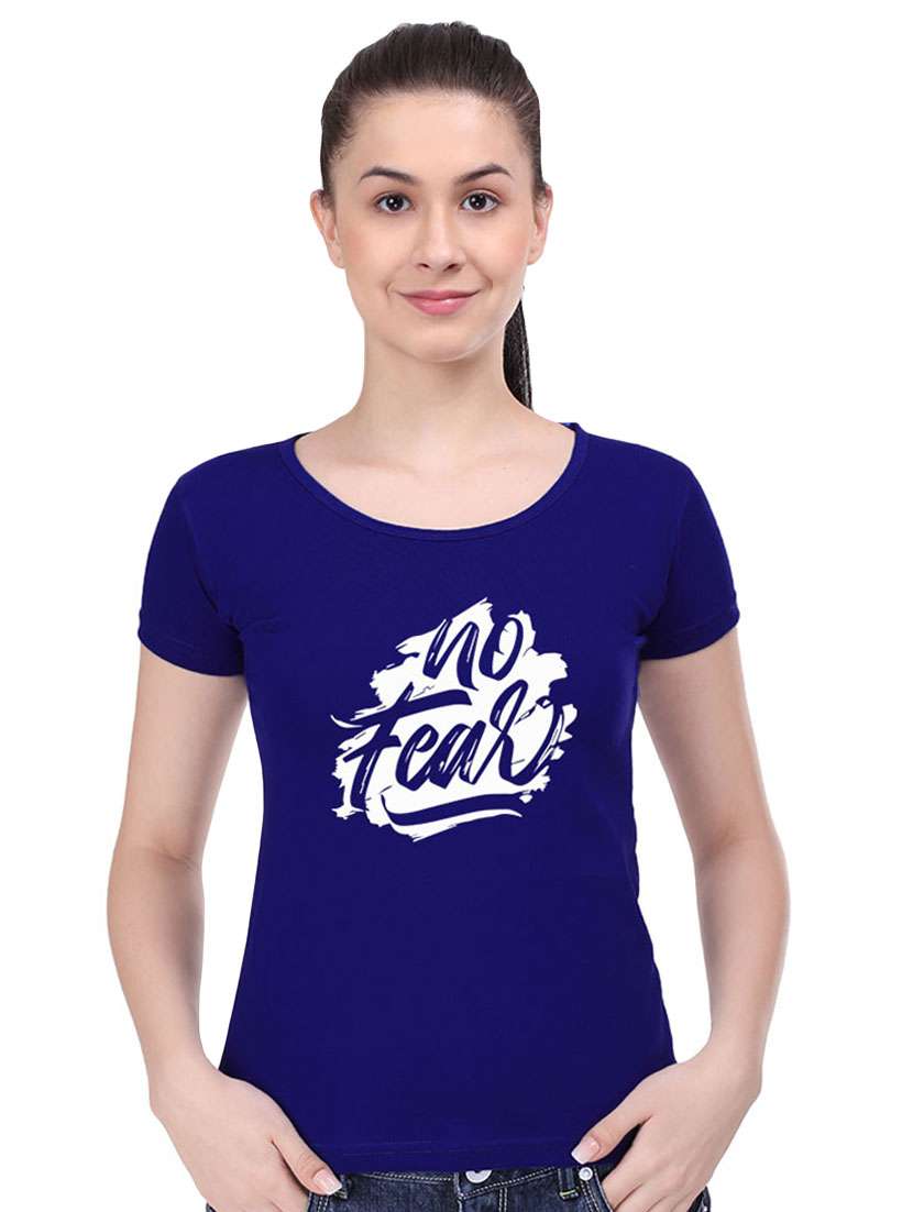 round neck quirky printed tee