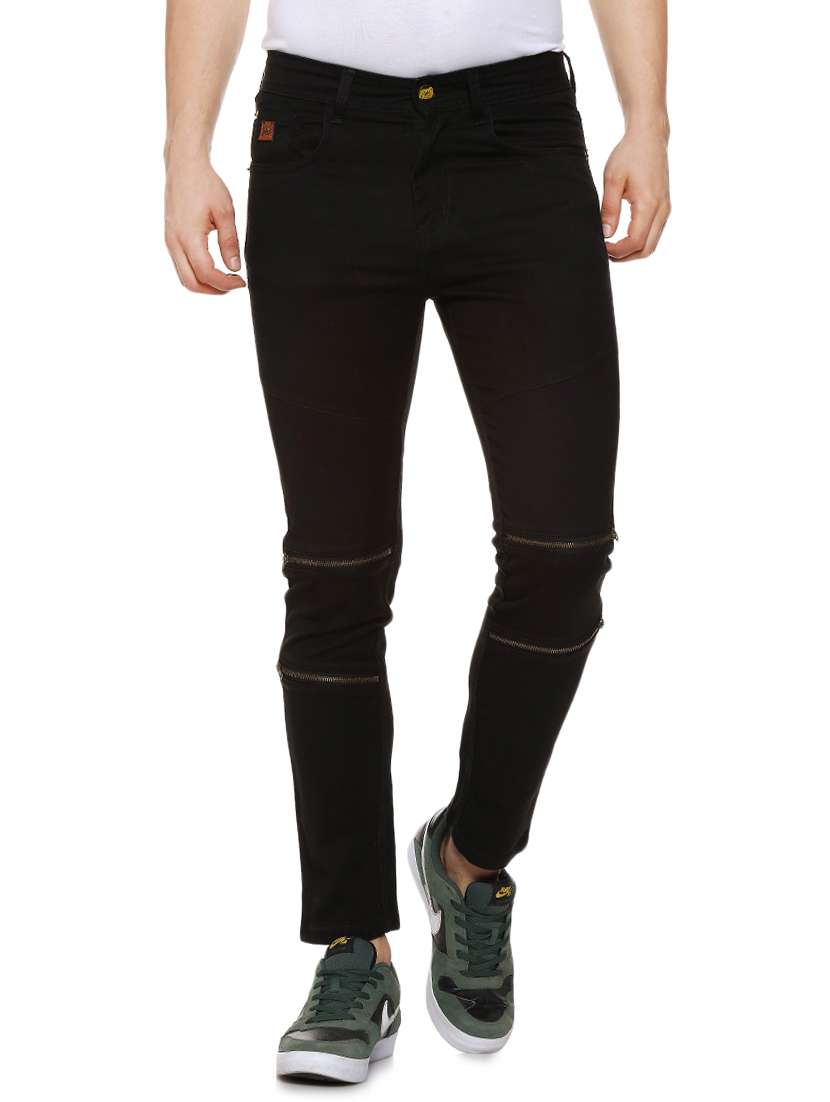mens slim fit plain jeans
