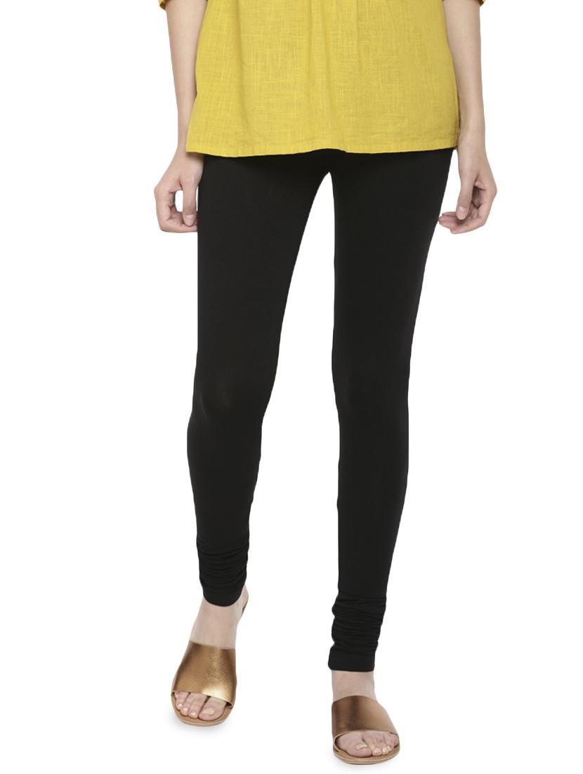 black solid churidar - 16449103 - Zoom Image - 0