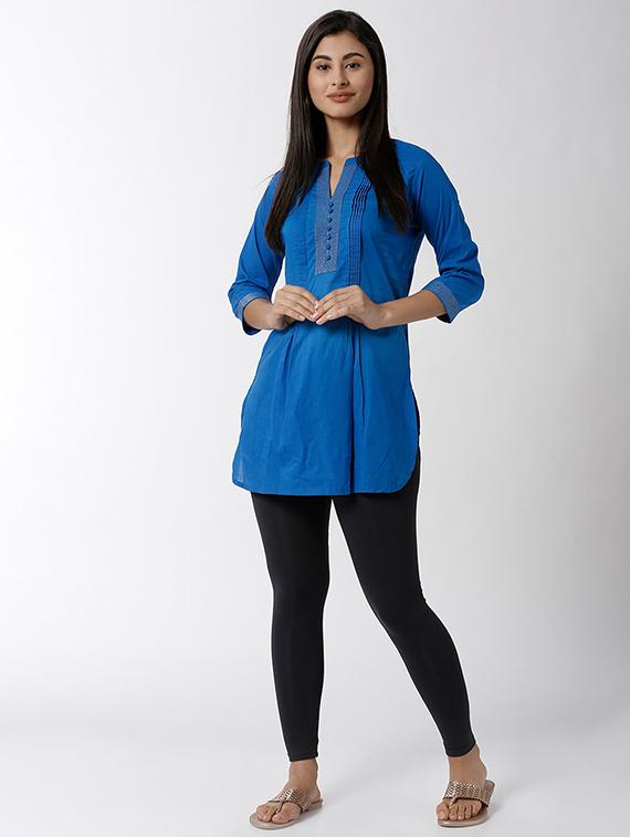 grey solid churidar - 16449117 - Standard Image - 3