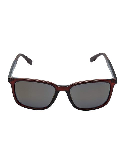 idee mirrored rectangle unisex sunglasses - (ids2395c3sg|55|gold mirror-smoke color) - 16450028 - Standard Image - 0