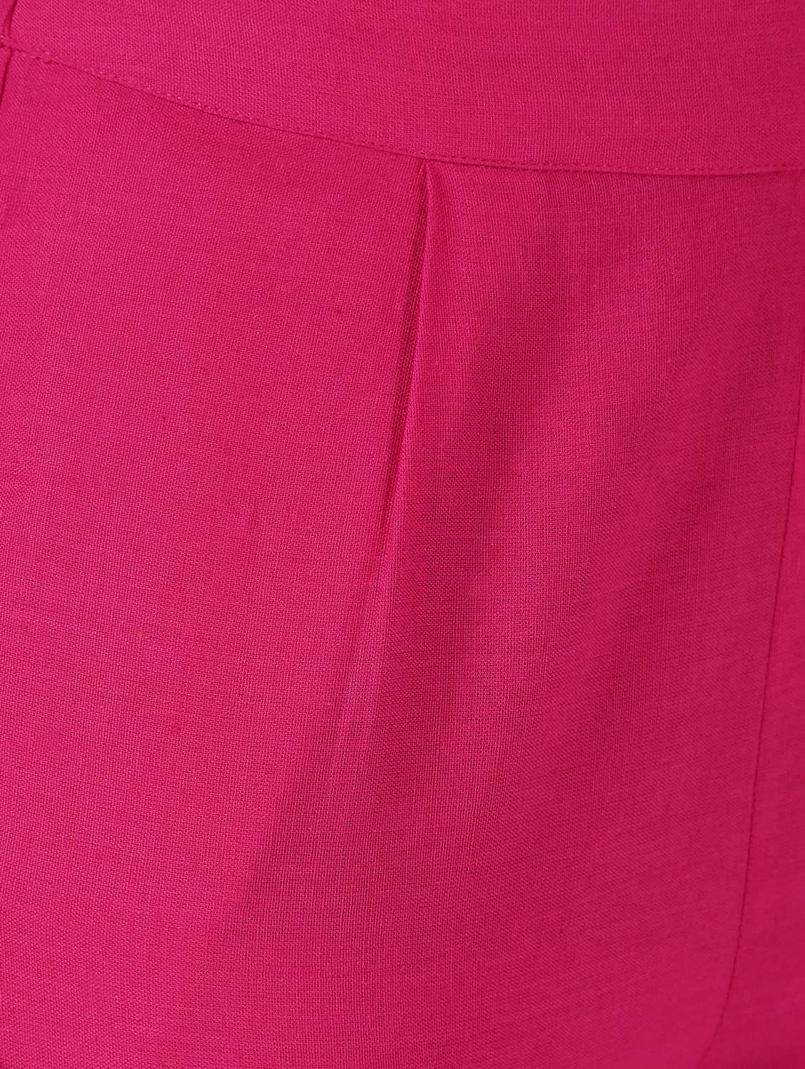 women solid mid rise tapered pant - 16457018 -  Standard Image - 5