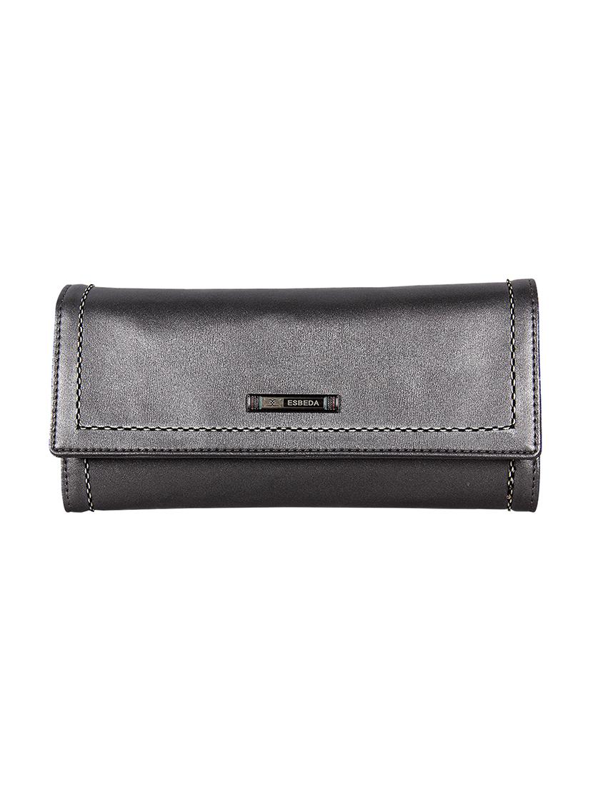 grey leatherette (pu) wallet - 16459462 - Zoom Image - 0