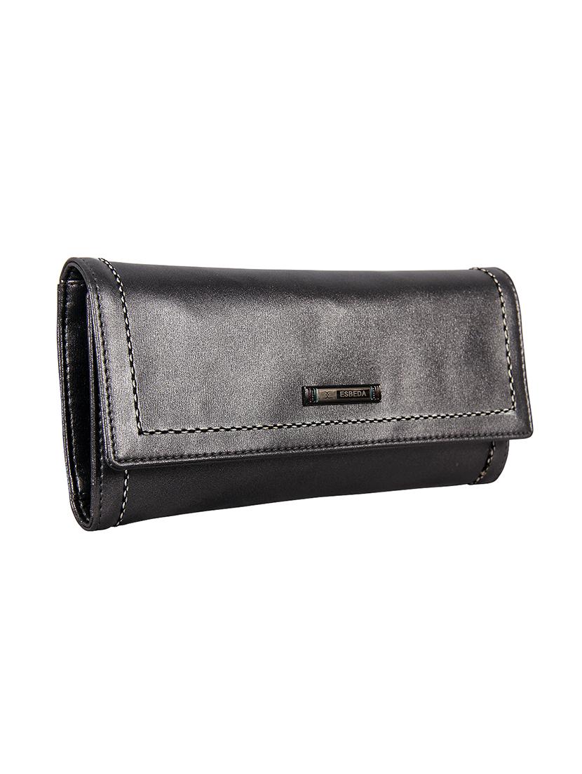 grey leatherette (pu) wallet - 16459462 - Standard Image - 3