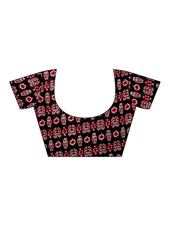conversational printed saree with blouse - 16460274 - Standard Image - 3