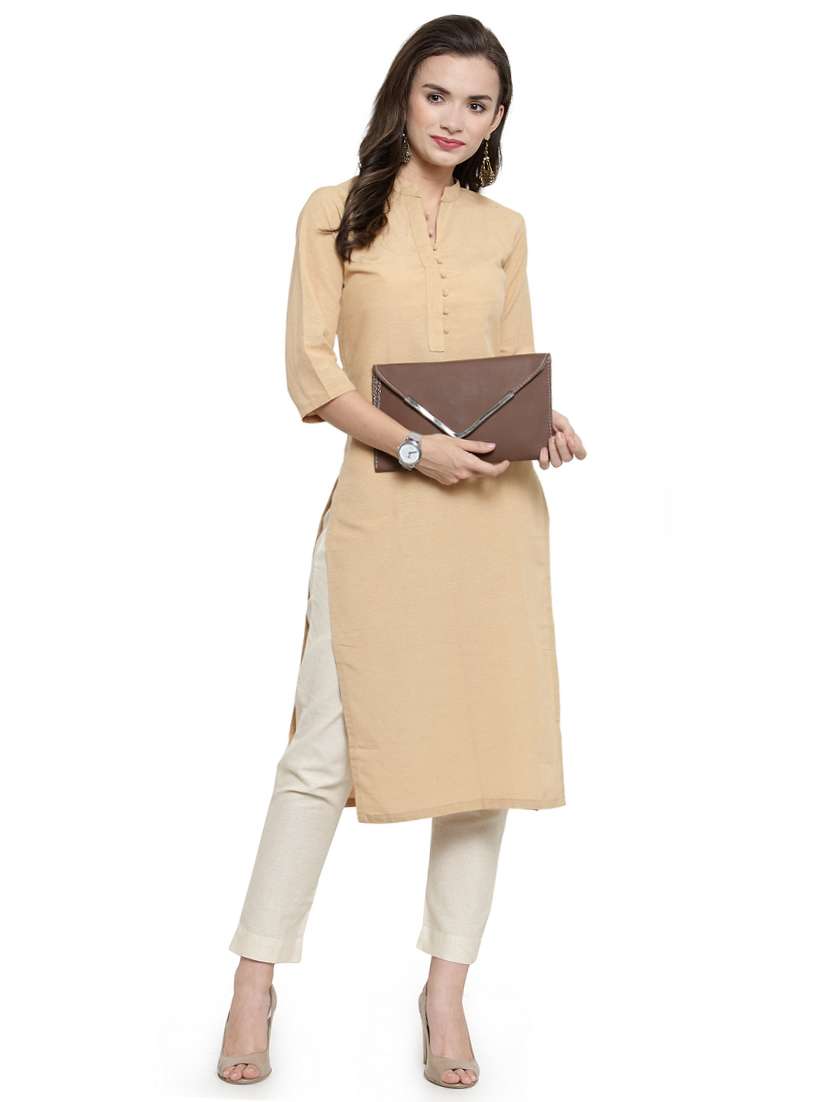 women's straight kurta - 16464254 -  Standard Image - 3