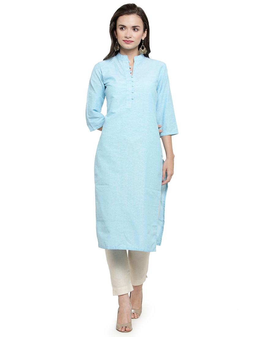 women's straight kurta - 16464255 -  Zoom Image - 0
