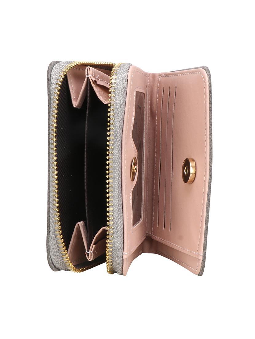 grey leatherette (pu) wallet - 16466265 - Standard Image - 3