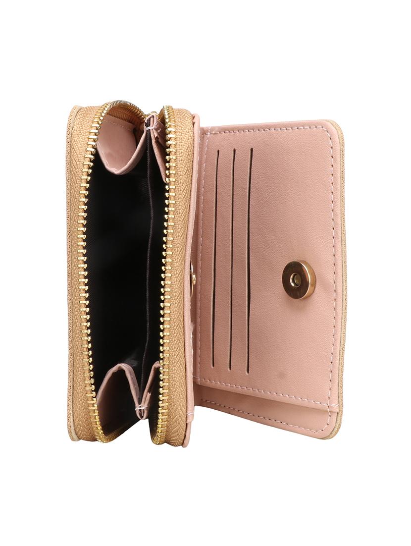 beige leatherette (pu) wallet - 16466314 - Standard Image - 3