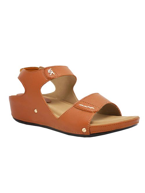 exotique brown  fashion low heel  sandal for women (el0063bg) - 16466377 -  Standard Image - 0