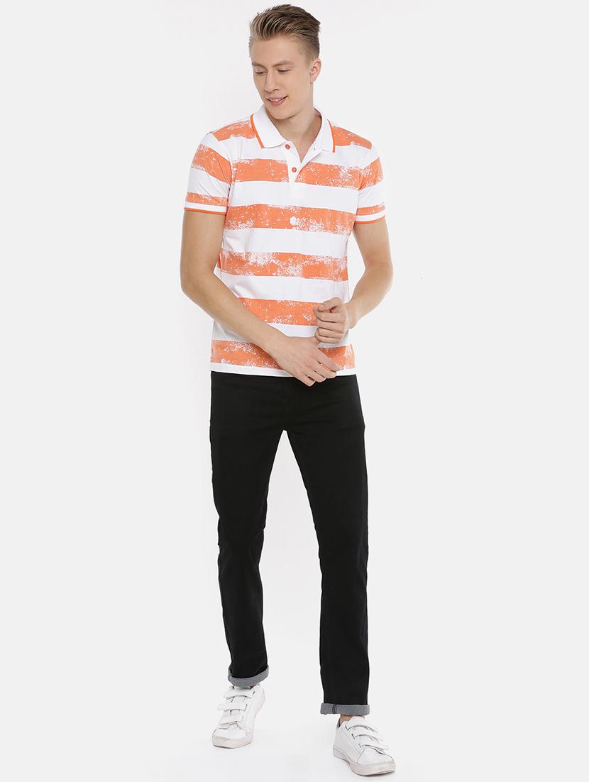 orange striped t-shirt - 16467653 - Standard Image - 3