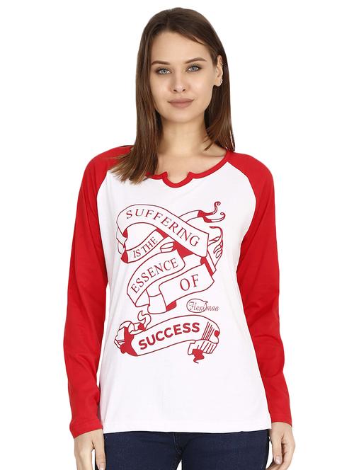 raglan sleeved graphic tee - 16471265 - Standard Image - 0