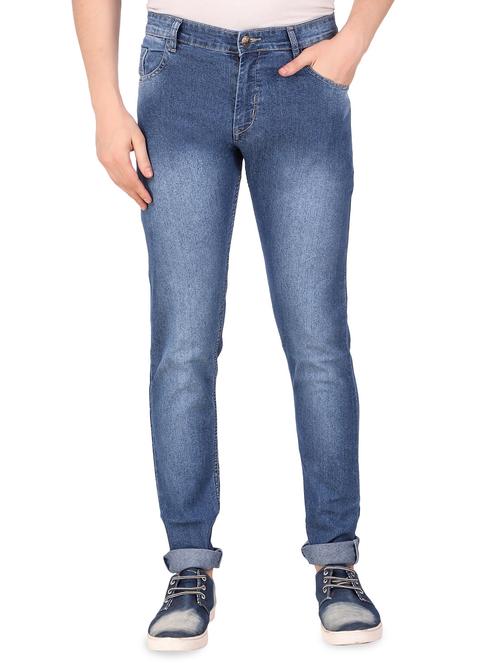 mens slim fit plain jeans - 16472823 - Standard Image - 0