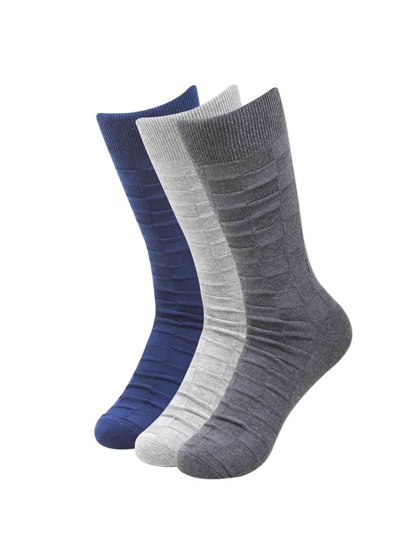 men pack of 3 solid above ankle length sock