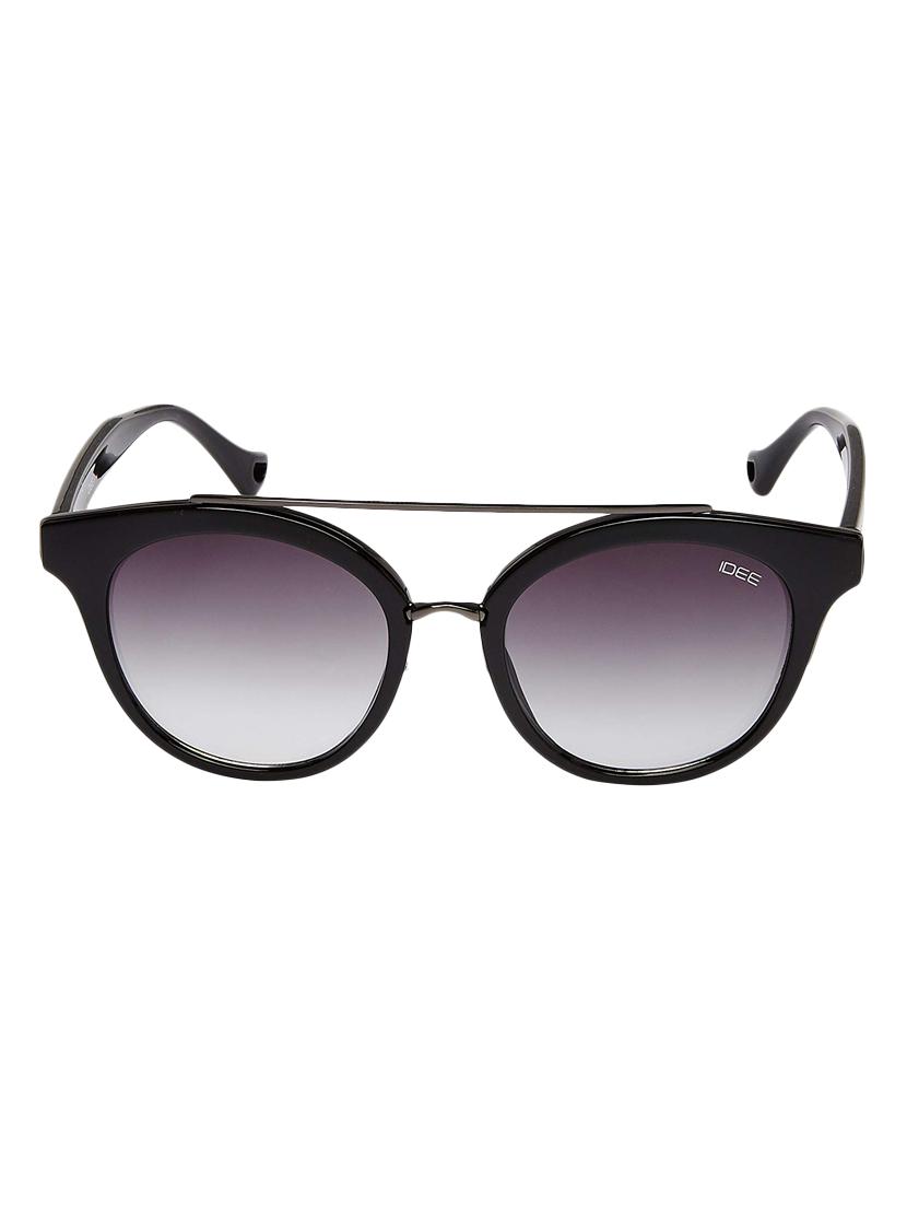 idee gradient oval women's sunglasses- (ids2170c3sg|52|smoke gradient color) - 16480655 - Zoom Image - 0