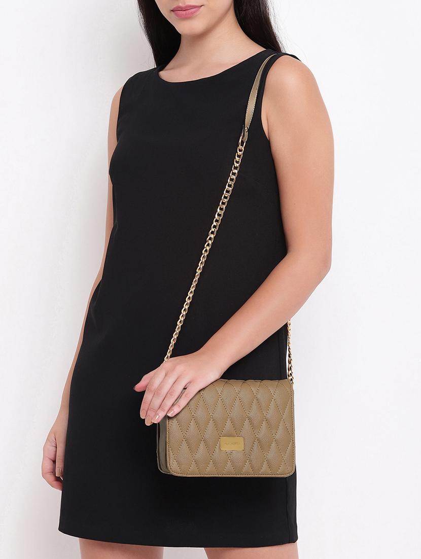 brown leatherette (pu) sling bag - 16480999 - Standard Image - 5