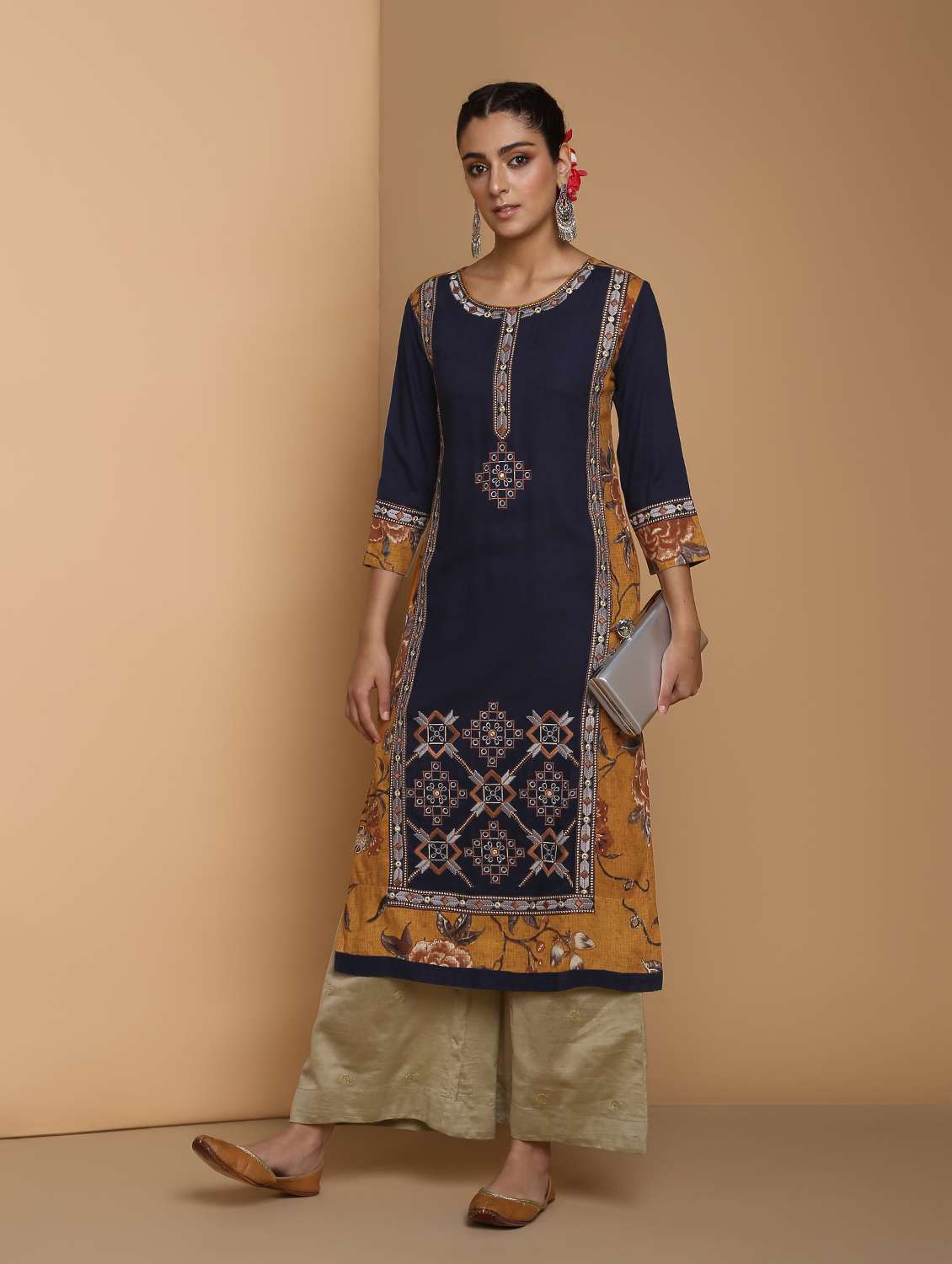 limeroad layered kurtis