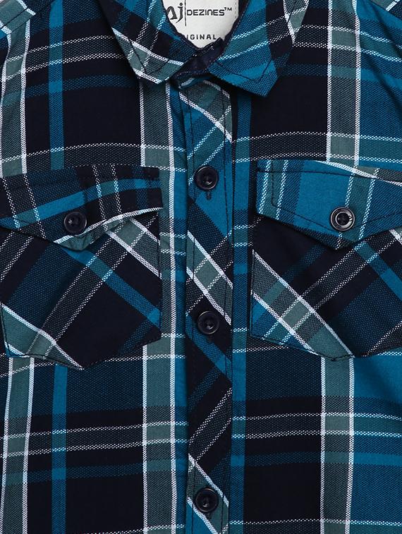 roll up sleeve checkered shirt - 16483320 - Standard Image - 3