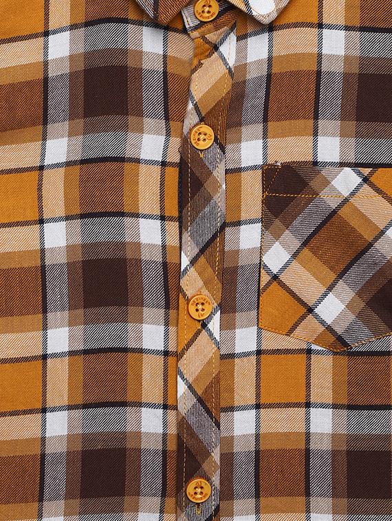 roll up sleeve checkered shirt - 16483329 - Standard Image - 3