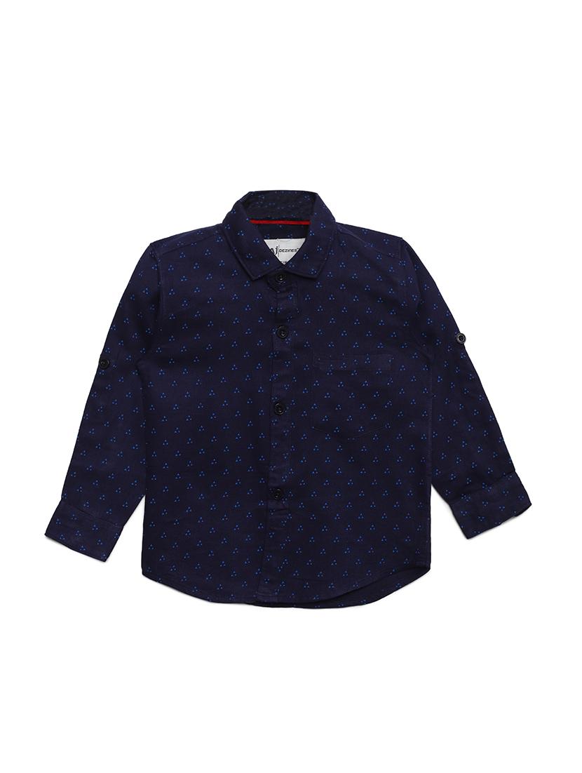 roll up sleeve pocket patched shirt - 16483336 -  Zoom Image - 0