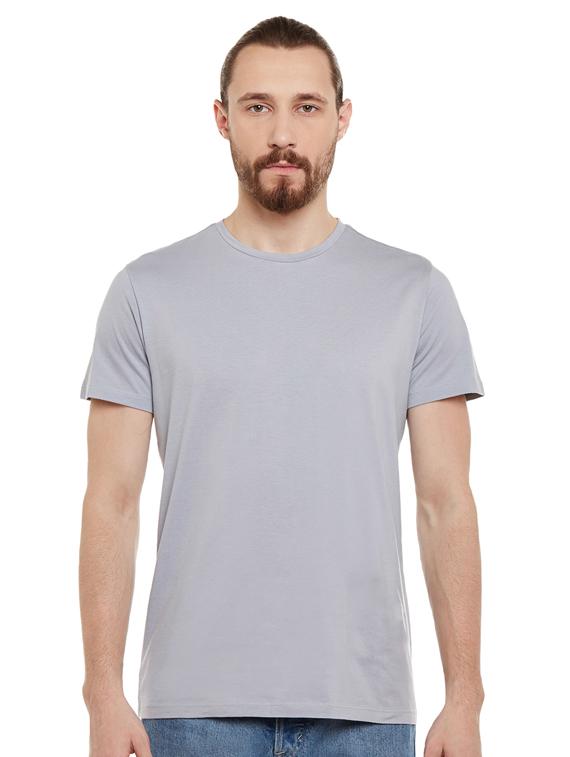 grey solid t-shirt - 16484375 - Zoom Image - 0