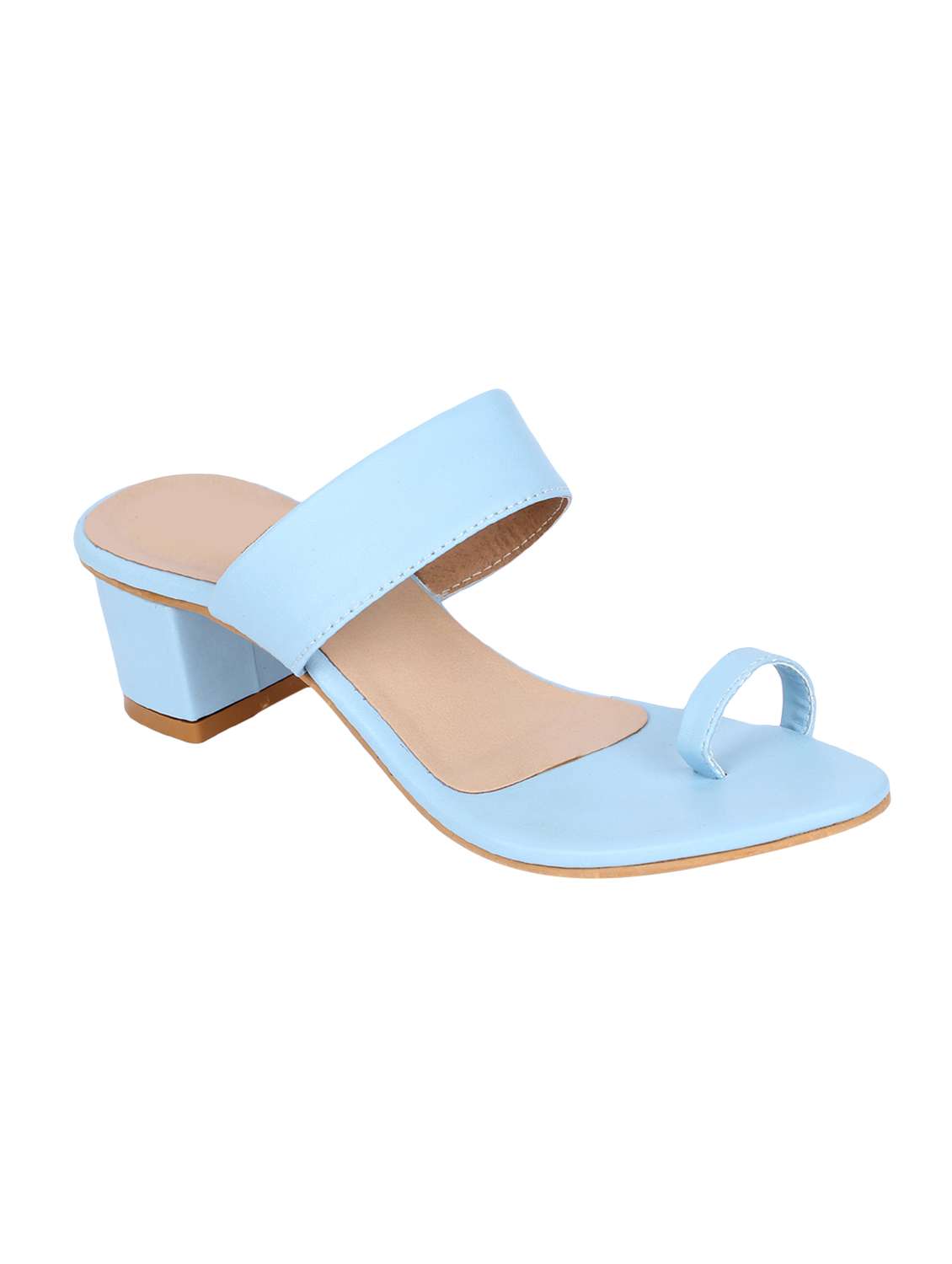 blue one toe sandals