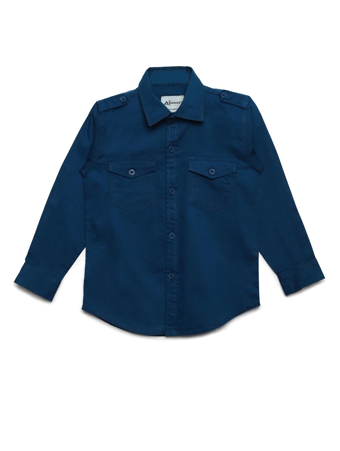 blue cotton shirt - 16487028 - Zoom Image - 0