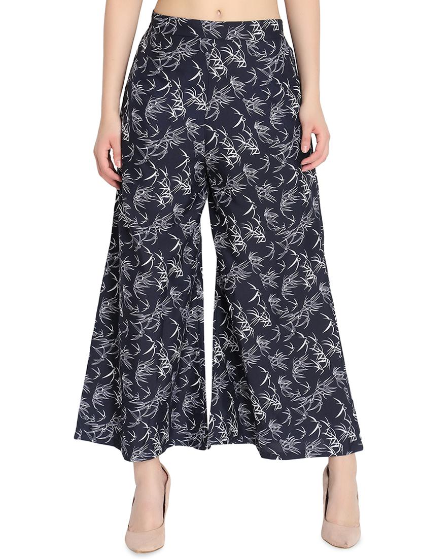 set of 2 floral flared palazzo - 16489342 - Standard Image - 3
