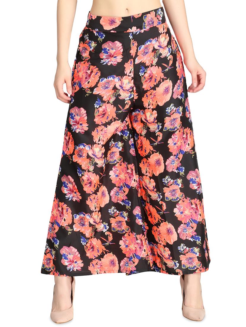 set of 2 floral flared palazzo - 16489346 - Standard Image - 3