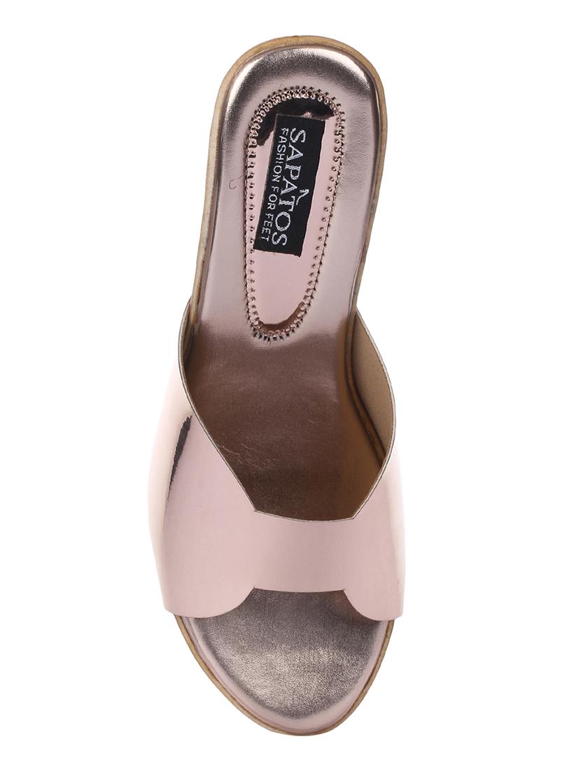 pink slip on sandals - 16492938 - Standard Image - 3