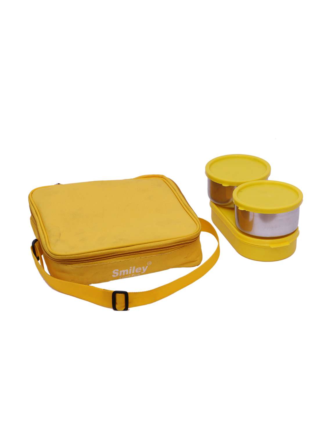 abtool andy yellow 3 in 1 steel lunch box
