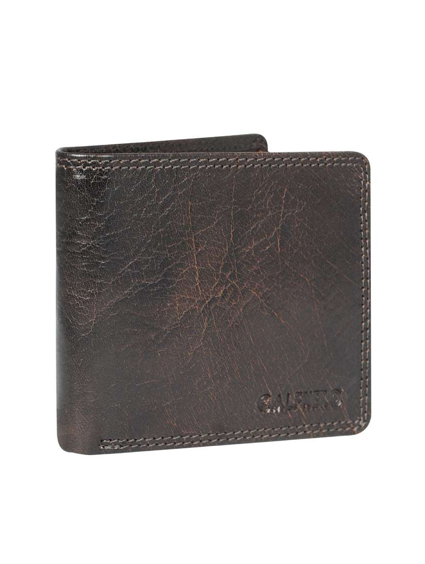 brown leather wallet - 16494262 -  Standard Image - 3