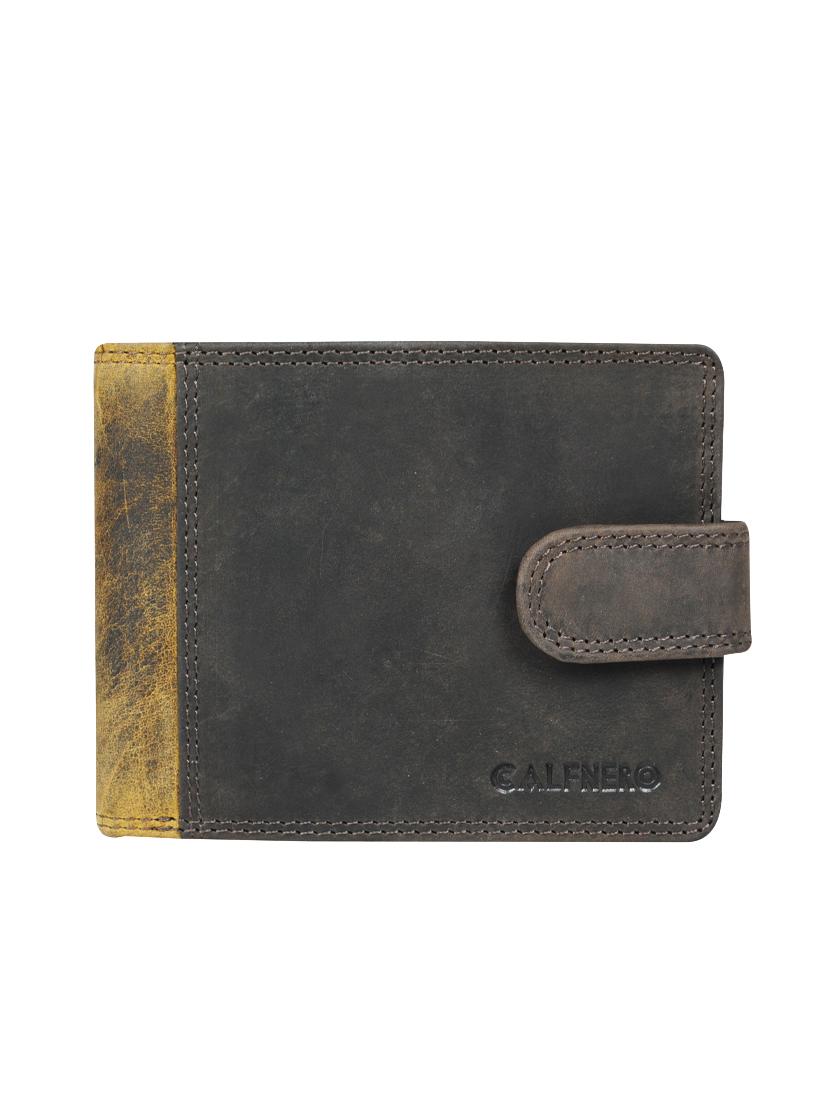 grey leather wallet - 16494273 -  Zoom Image - 0