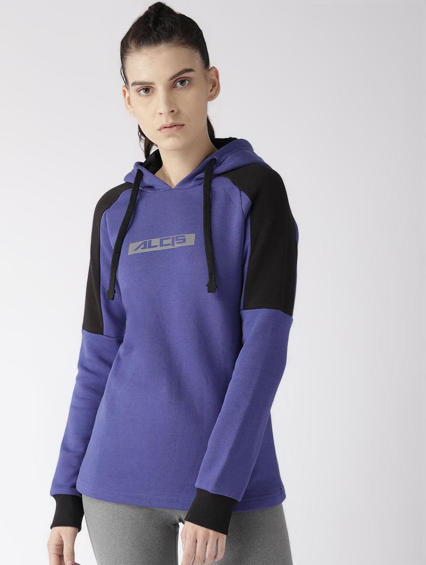 color block hooded sweatshirt  - 16494958 -  Zoom Image - 0