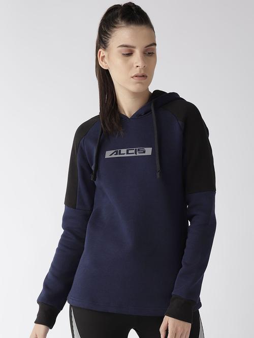 color block hooded sweatshirt - 16494961 - Standard Image - 0