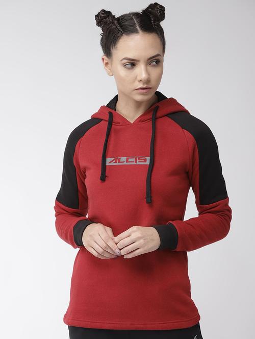 color block hooded sweatshirt - 16494962 - Standard Image - 0
