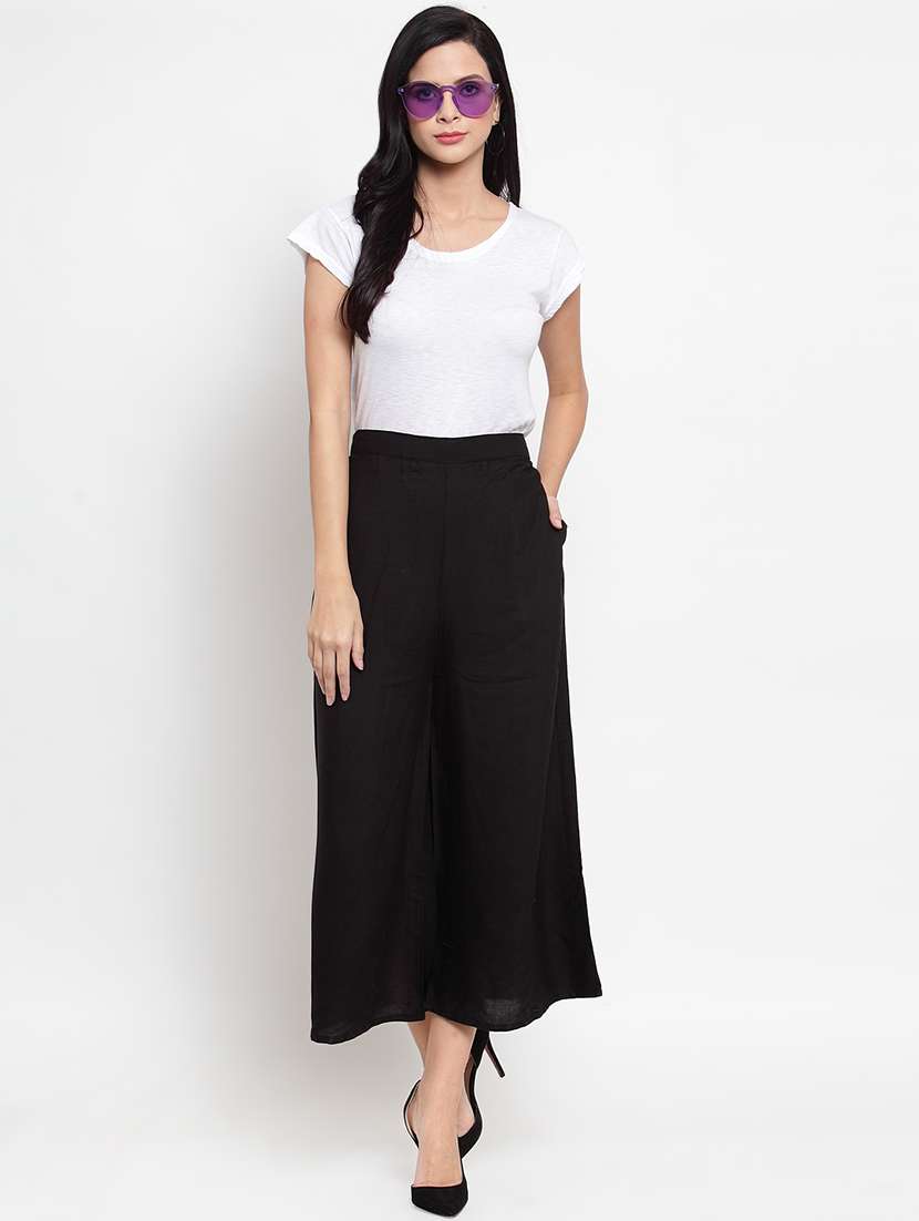 high rise solid culotte - 16495027 -  Standard Image - 3