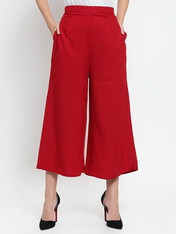 high rise solid culotte - 16495028 - Zoom Image - 0