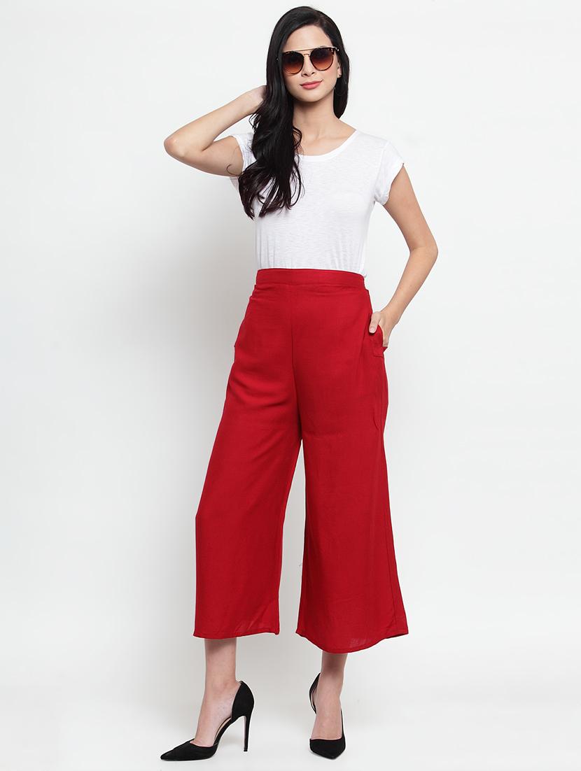 high rise solid culotte - 16495028 - Standard Image - 3