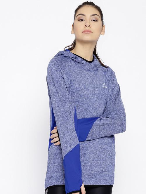 hooded neck color block sweatshirt - 16495507 -  Standard Image - 0